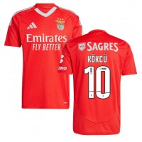 Fotbalové Dres Benfica Orkun Kokcu #10 Domácí 2024-25 Krátký Rukáv